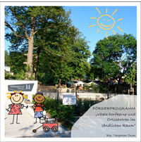 Flyer mit Informationen zum neuen Förderprogramm "VDK" (Vitale Dorfkerne Ortszentren)